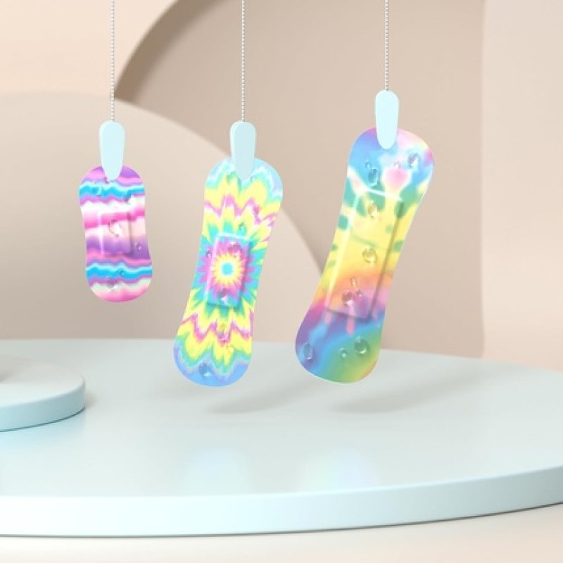 Wild Stripes Waterproof Rainbow Bandages