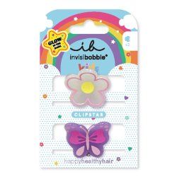 invisibobble Kids Glow Happy Flowe accessoire pour cheveux Pince à cheveux 2 pièce(s)