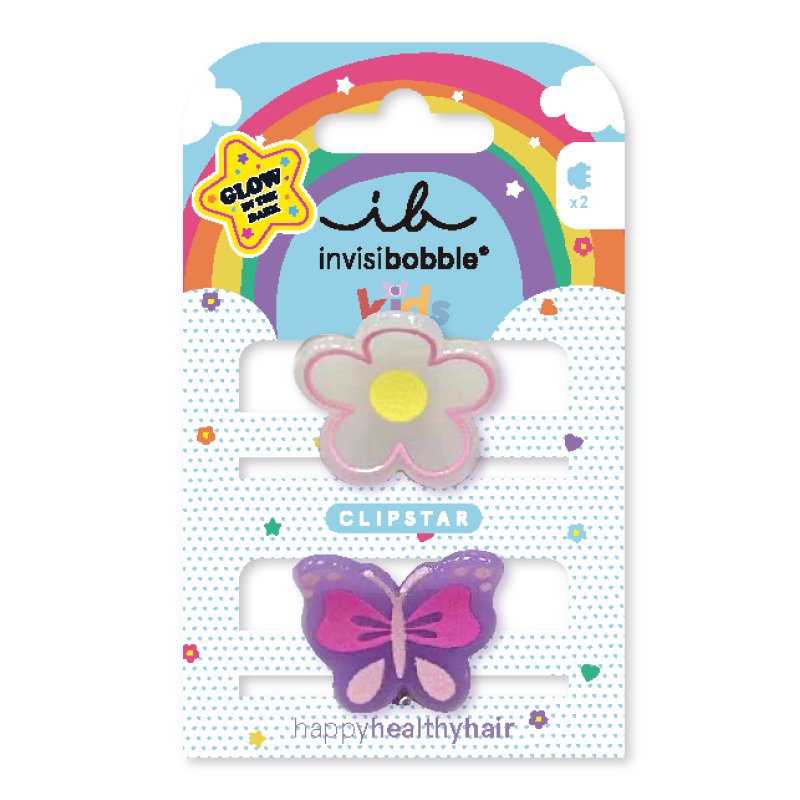 invisibobble Kids Glow Happy Flowe hair accessory Hair clip 2 pc(s)