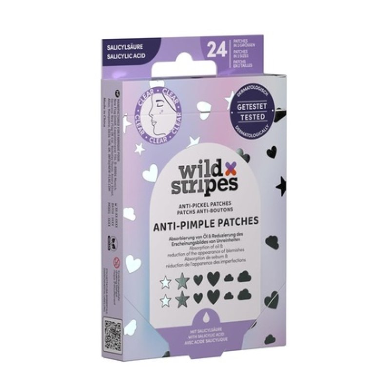 Wild Stripes Anti-Pimple Patches Holo Clear with Salicylic Acid