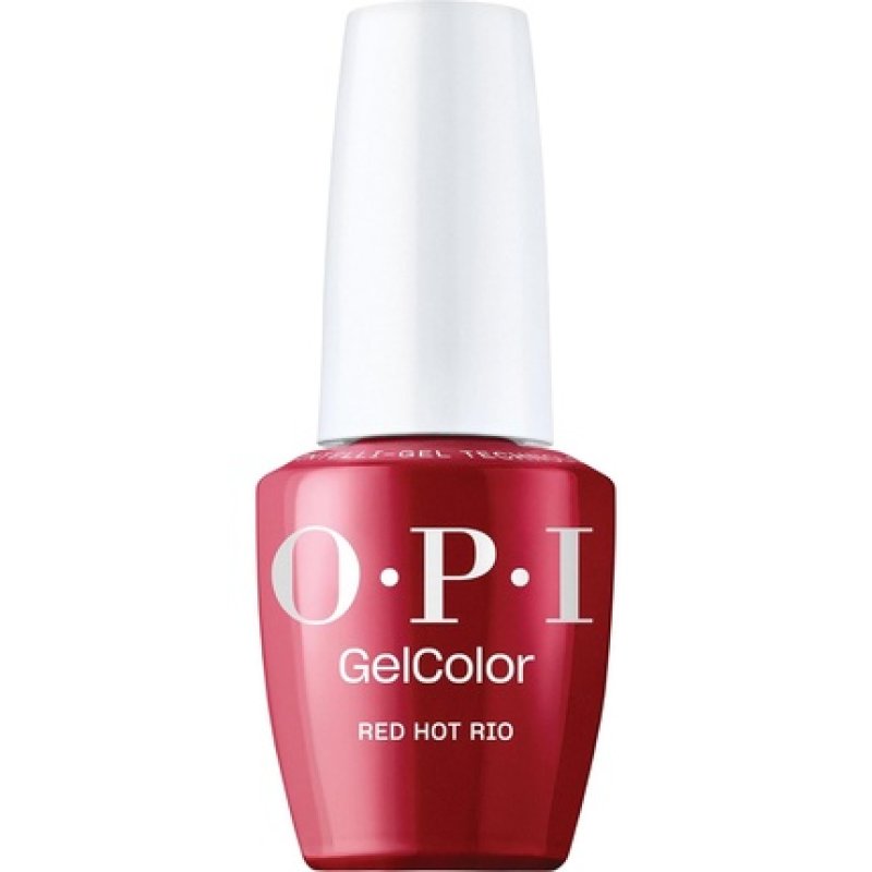OPI GelColor Gel Nail Polish Opaque Dark Red Creme UV Cure
