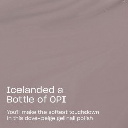 Opi Gelcolor Gel Nail Polish Opaque Dark Black & Gray Creme UV Cure