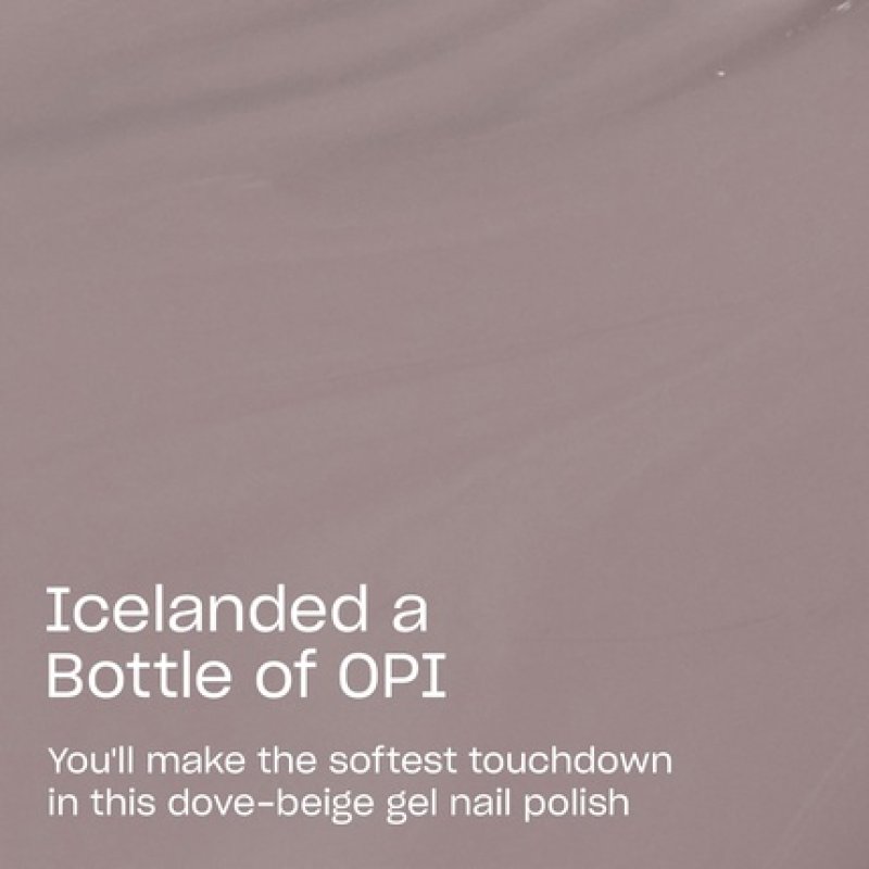 Opi Gelcolor Gel Nail Polish Opaque Dark Black & Gray Creme UV Cure