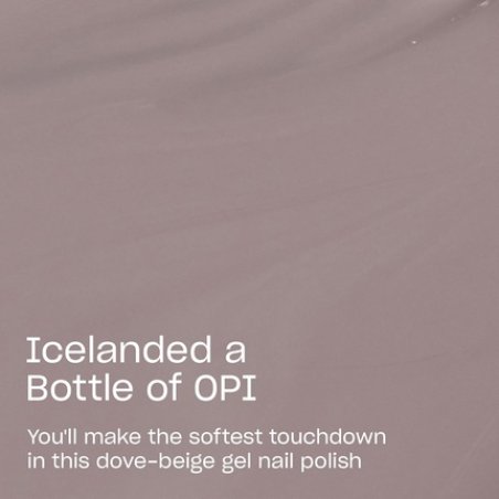 Opi Gelcolor Gel Nail Polish Opaque Dark Black & Gray Creme UV Cure