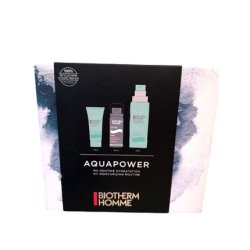 Biotherm Homme Aquapower Trio Gift Set Face Care Men Shaving Foam Gel