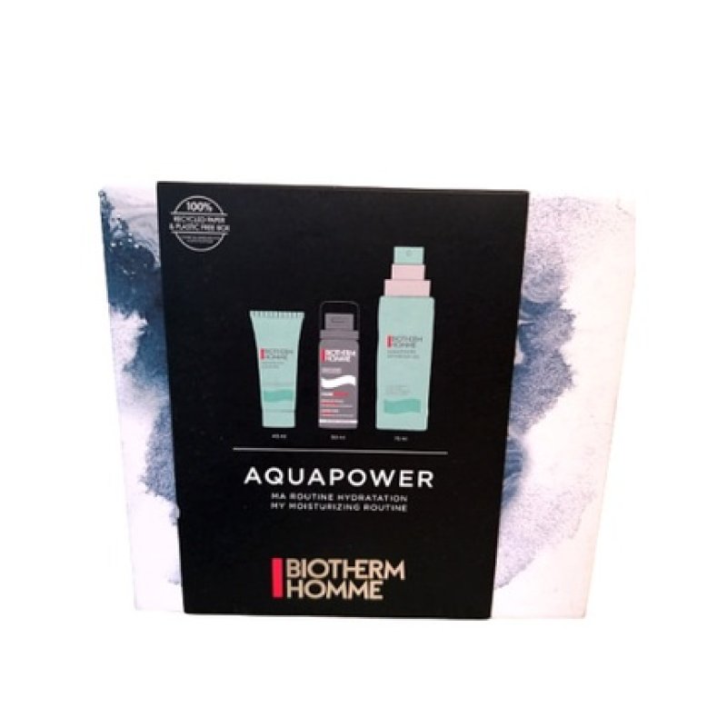 Biotherm Homme Aquapower Trio Gift Set Face Care Men Shaving Foam Gel