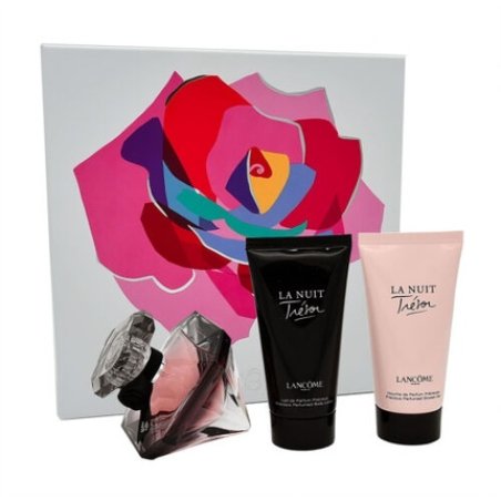 Lancome Tresor La Nuit 50ml EDP with Body Lotion and 50ml Shower Gel