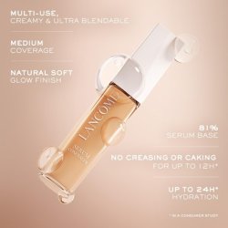 Lancôme Teint Idole Ultra Wear Care & Glow Serum Concealer Medium Buildable Coverage & Natural Glow Finish 0.43 Fl Oz