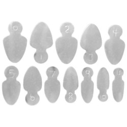 Beautynails Bna Tips Soft Silicone Pad Short Oval