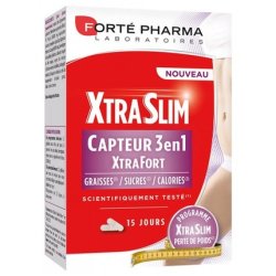 Forte Pharma Xtraslim 3 in 1 Sensor Xtrafort Dietary Supplement 60 Capsules