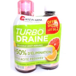 Forte Pharma Turbo Drain Citrus Flavor 500ml - Pack of 2