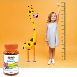 PEDIAKID Vitamin D3 Gums Natural Origin Strengthening Natural Defenses From 3 Years