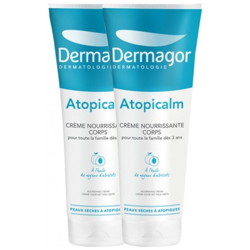 Dermagor Atopicalm Nourishing Body Cream 250ml - Pack of 2