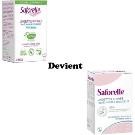 Saforelle Intimate Hygiene Wipes - Pack of 10