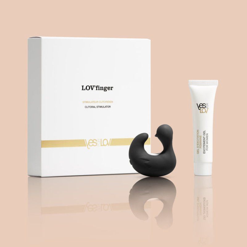 YESforLOV LOVFINGER clitoral stimulator Finger vibrator Ambidextrous