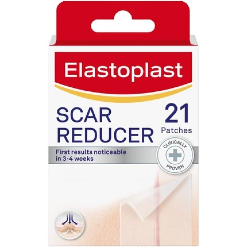 Elastoplast Scar Reducer Plasters 21 Plasters Quick and Convenient Scar Cover