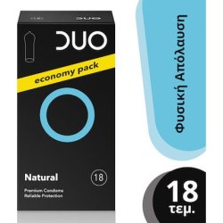 Duo Natural Condoms 18 Pieces