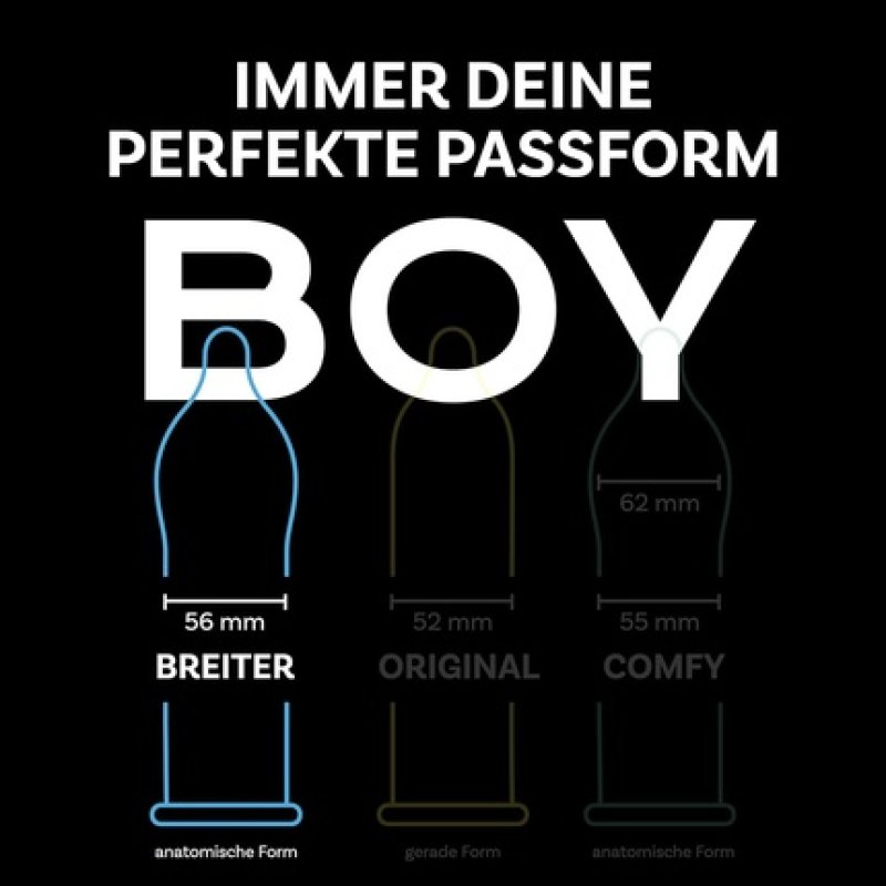 BILLY BOY Condoms Much Feeling 10 Pack 56mm - Pack of 10