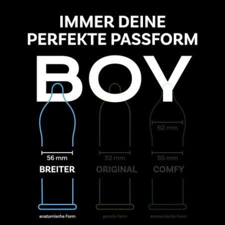 BILLY BOY Condoms Much Feeling 10 Pack 56mm - Pack of 10