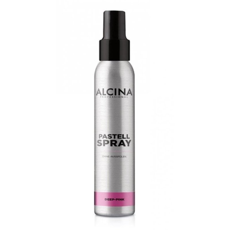 Alcina Pastel Spray 100ml Color Correction Spray without Rinsing Deep Pink