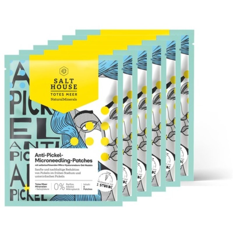 Salthouse Natural Minerals Anti-Acne Microneedling Patches with Hyaluronic Acid Gel Needles