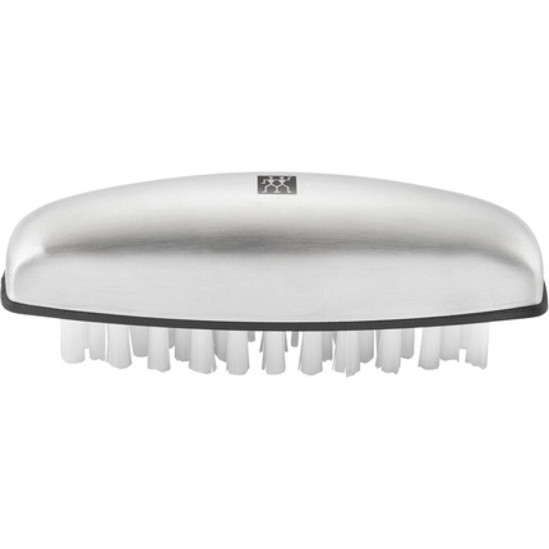 ZWILLING Hand and Nail Brush Wash Brush Fingernail Cleaner Odour Remover Stainless Steel Matte