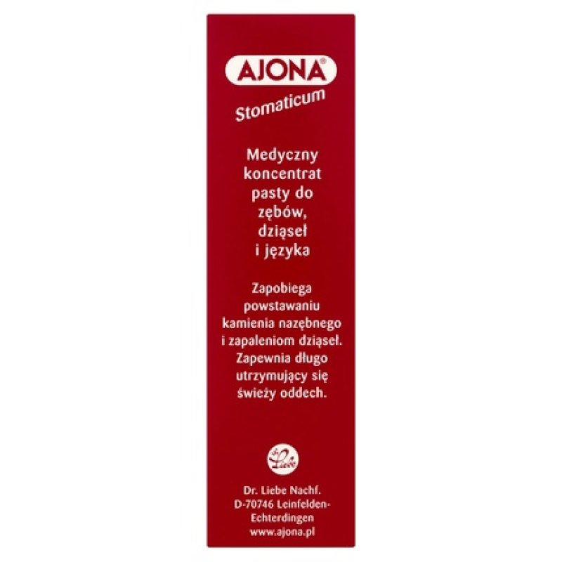 Ajona Stomaticum Medical Concentrate Toothpaste for Gum and Tongue 6ml