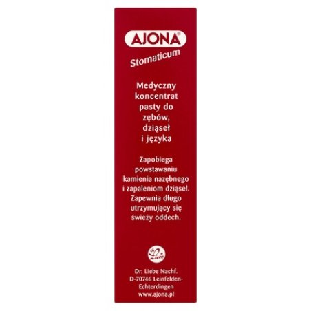 Ajona Stomaticum Medical Concentrate Toothpaste for Gum and Tongue 6ml