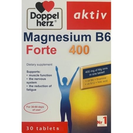 Doppelherz Active Magnesium Forte Dietary Supplement 30 Tablets