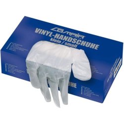 Comair Vinyl Powdered Gloves Small 100 Pieces