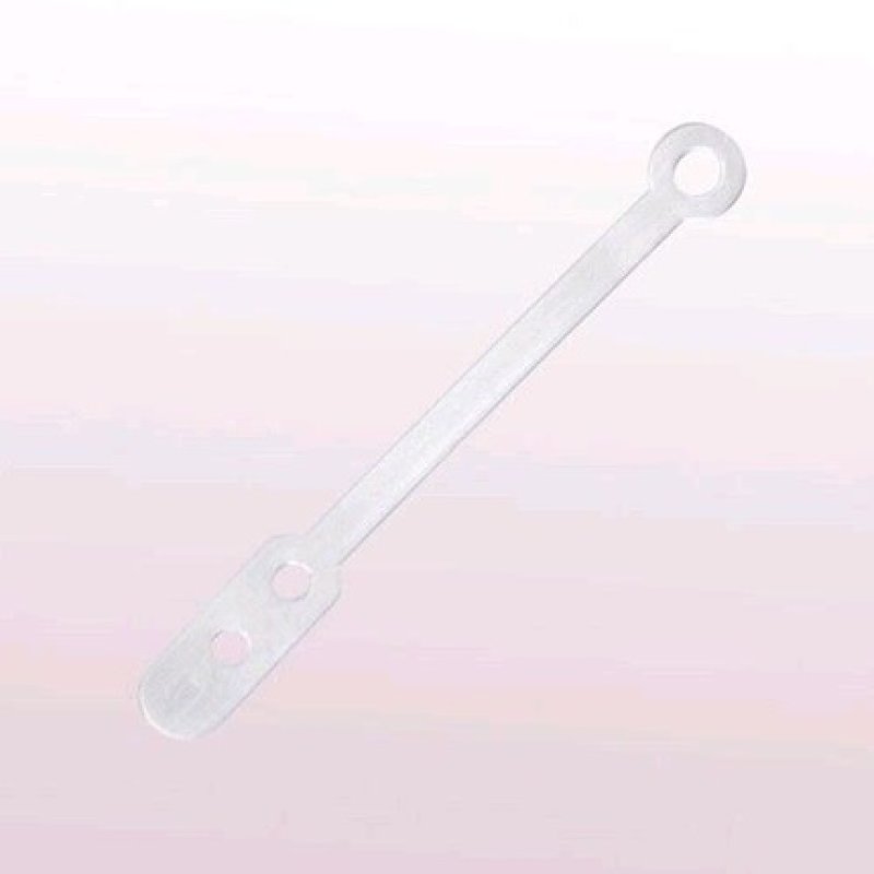 Comair Silicone Band Flat Long - Pack of 50