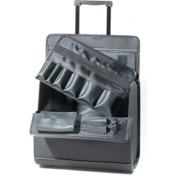 Comair Lock Tool Box on Wheels Black