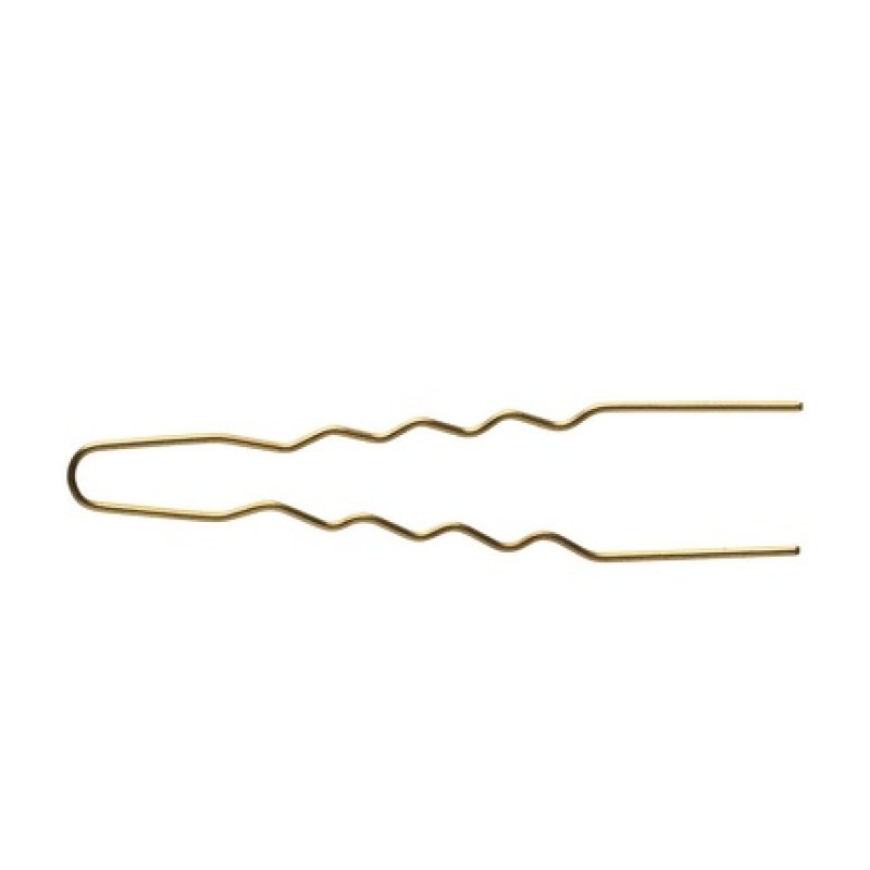 Comair Wavey Gold Hairpins 45mm