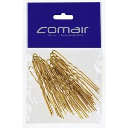 Comair 3150077 Thick Hairpins 75 x 1.10mm Gold