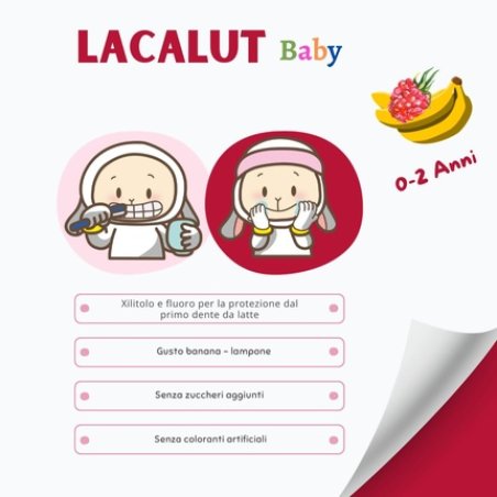 Lacalut Children's Toothpaste Raspberry Banana 55ml