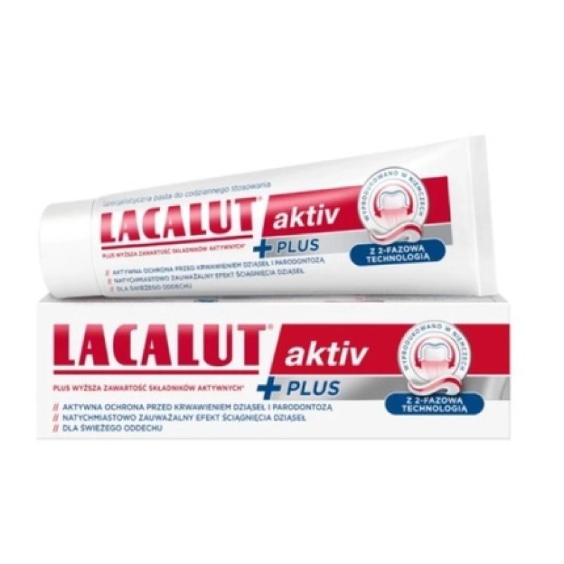 Lacalut Activ Plus Professional Oral Care Gel - 75ml Premium Care
