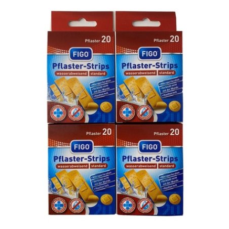 Wound Plaster Strips and Finger Bandages Assortment