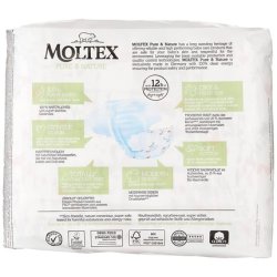 Moltex Pure & Nature Diapers, Size 1-6 Size 3 Midi Size 3 33 Pieces