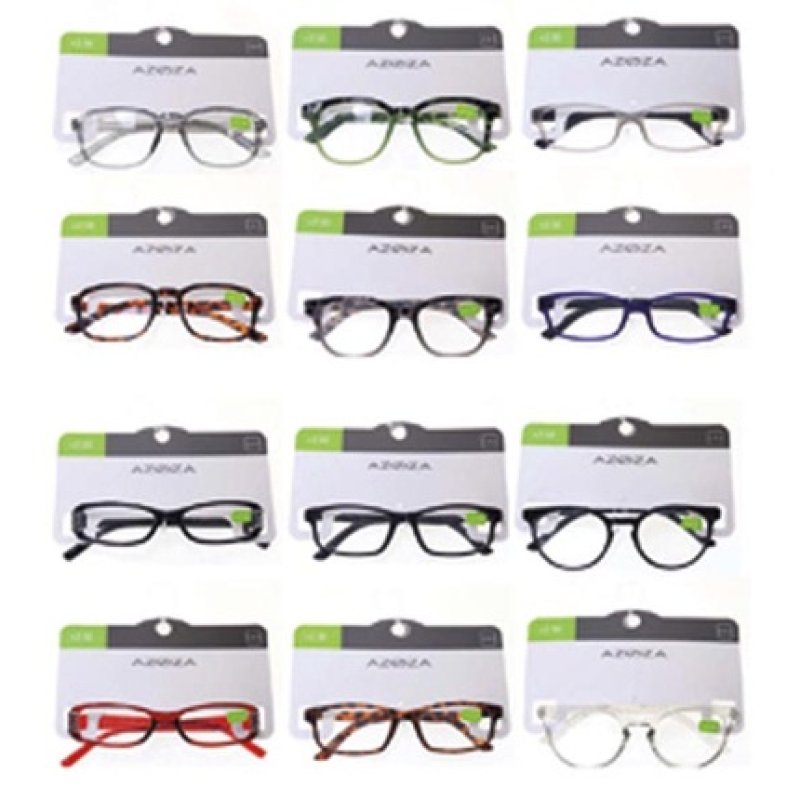 Azoza Reading Glasses For Men And Women - 12 Models, 4 Diopters