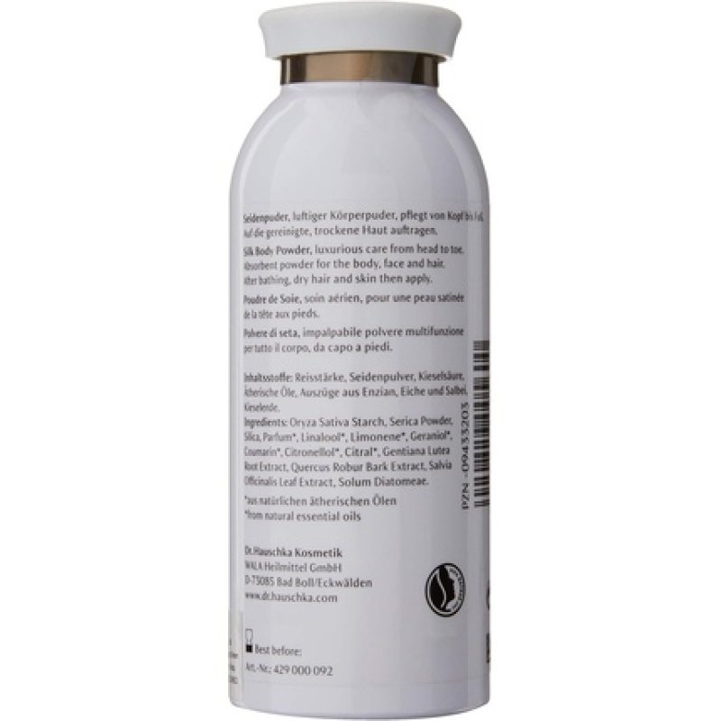 Dr. Hauschka Body Powder 77g - Natural Smoothening for Normal Skin Alcohol-Free