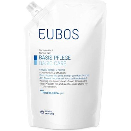 Eubos Liquid Blue Refill Bag Fragrance-Free 400ml