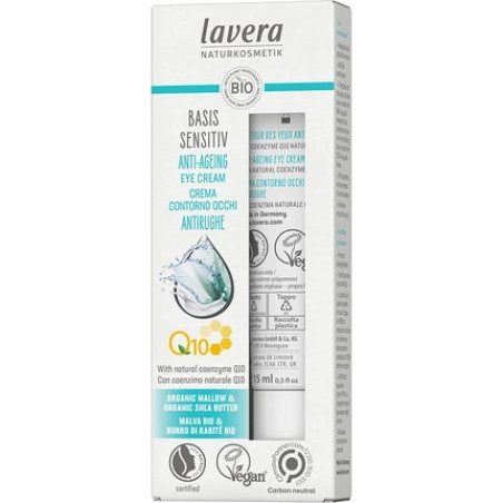 Lavera Anti-Ageing Eye Cream Q10 Reduces Signs of Premature Aging 15ml