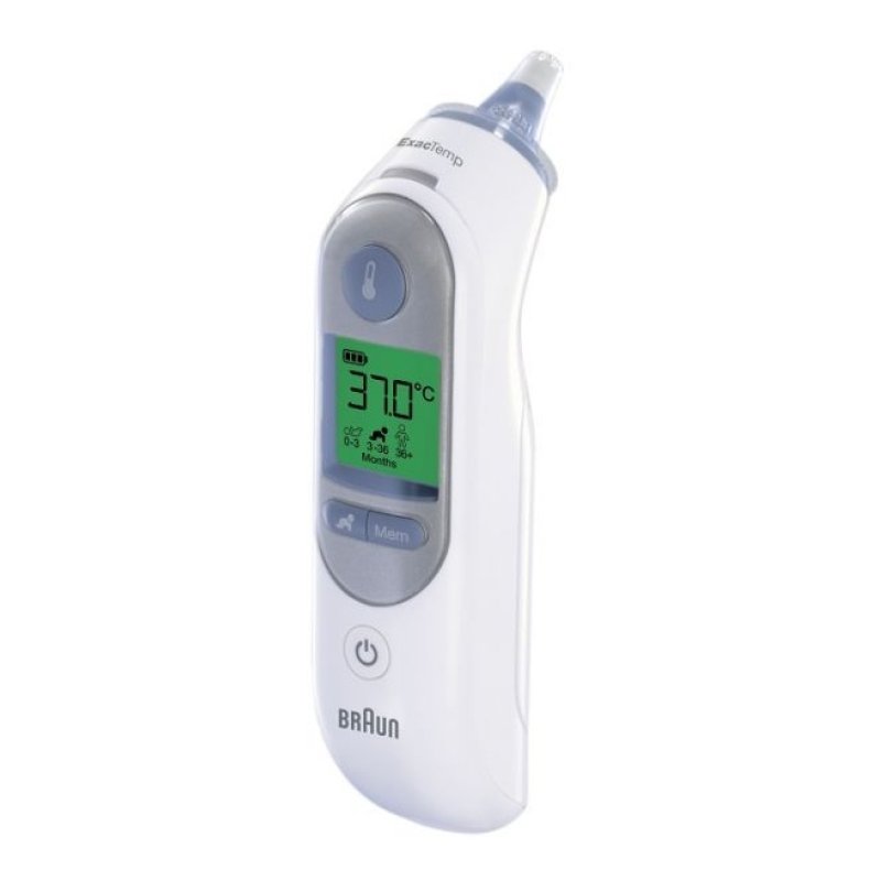 Braun Healthcare ThermoScan 7 Ear Thermometer with Age Precision IRT6520 White