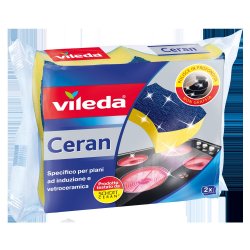 Vileda Ceran Sponge For Induction Cookers And Ceramic Surfaces, Pack Of 2