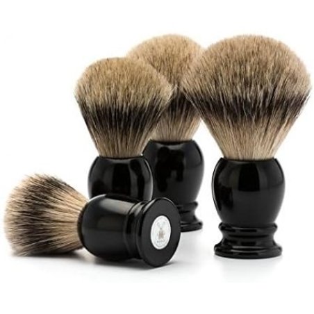 Muhle Classic Silvertip Badger Shaving Brush Large - Black