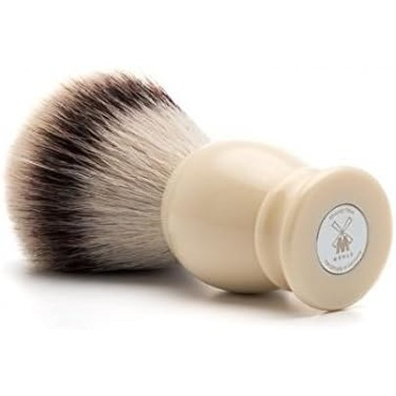 Muhle Classic Medium Faux Ivory Silvertip Fibre Shaving Brush