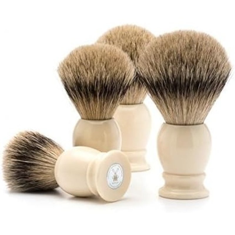Muhle Classic Silvertip Badger Shaving Brush Large Faux Ivory