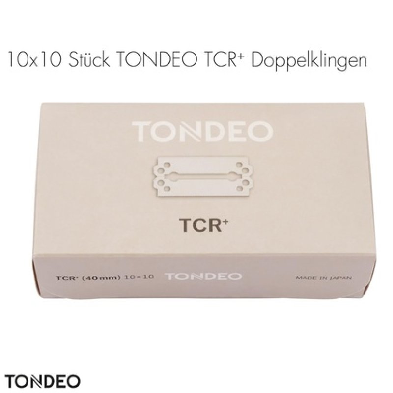 Razor Blades TCR Stainless Double Blades for Tondeo Razor