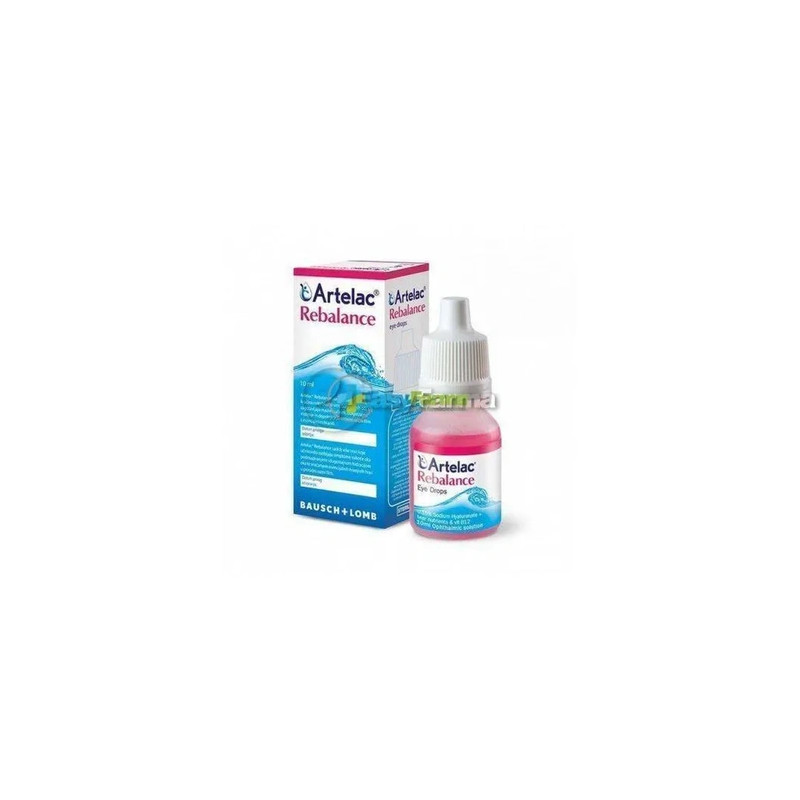 Bausch Lomb Artelac Rebalance Soothing Eye Drops 10 Milliliters