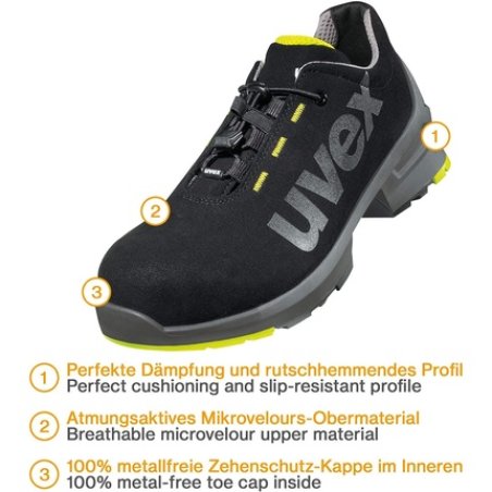 Uvex 1 Unisex Width 11 Standard 42 Eu Lime Black